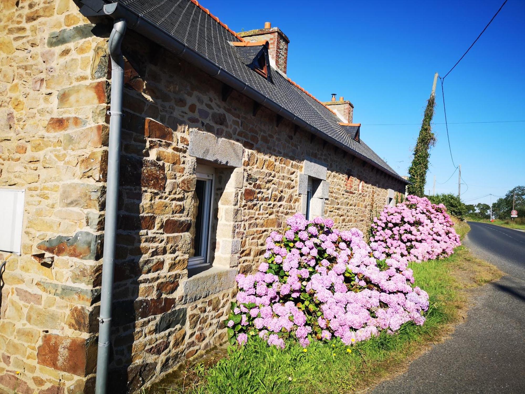 Gite Breton Sur La Cote De Granit Rose Villa Pleudaniel Bagian luar foto